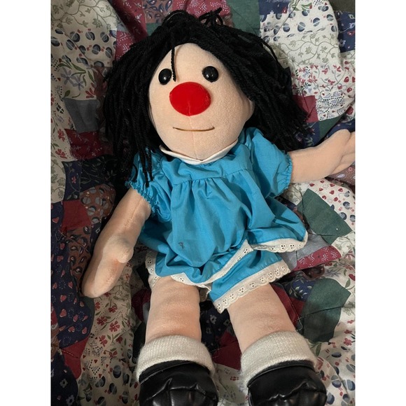 HUGE Vintage 90s 1995 Big Comfy Couch MOLLY Clown Doll Stuffed Plush Toy 26" - Picture 1 of 10